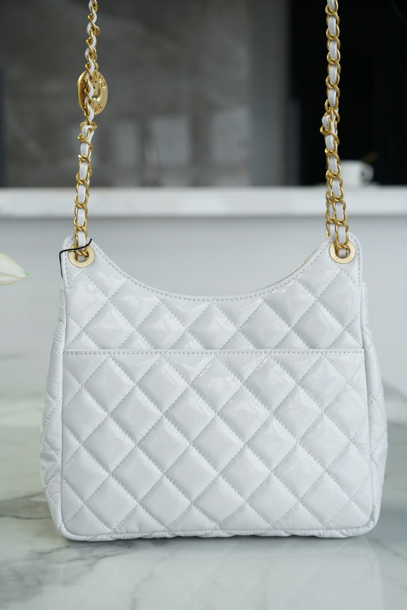 CHANEL WAVY HOBO BAG 