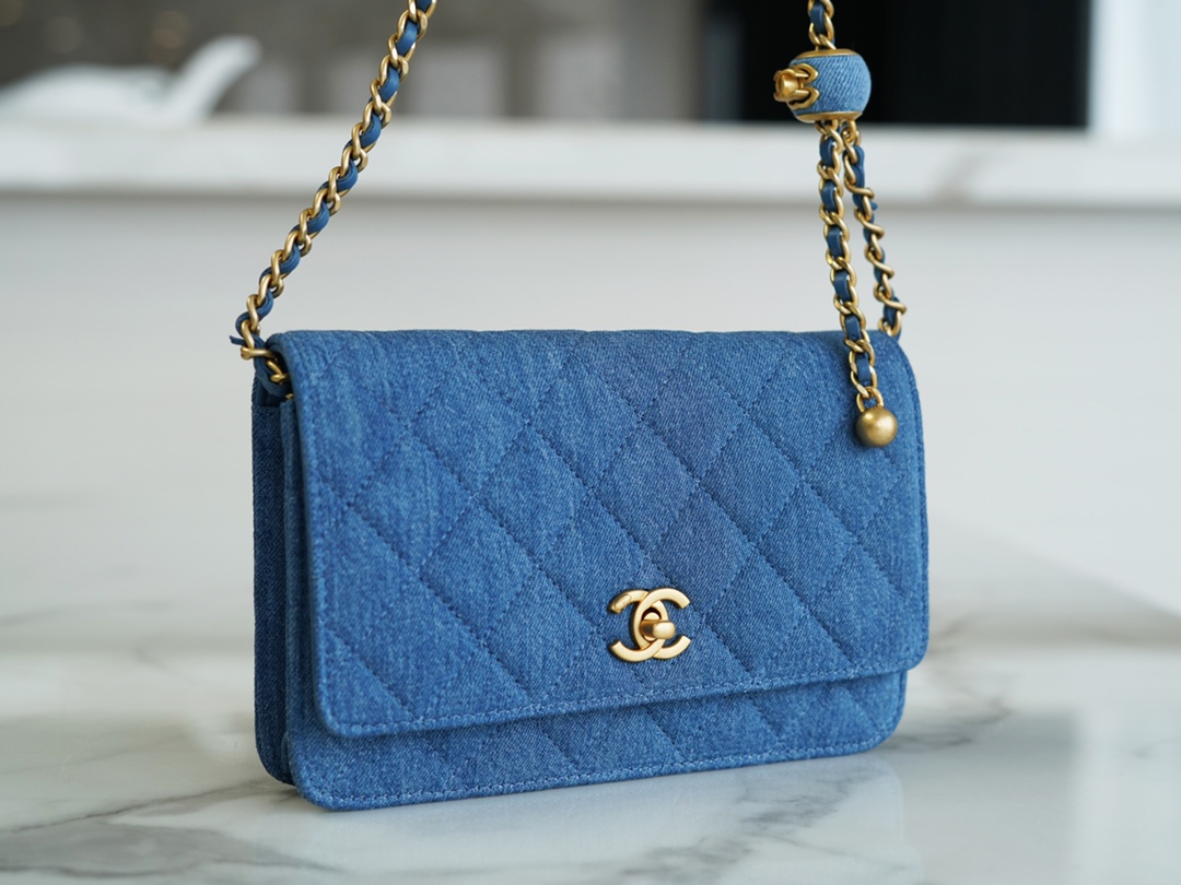 CHANEL PEARL CRUSH WALLET ON CHAIN