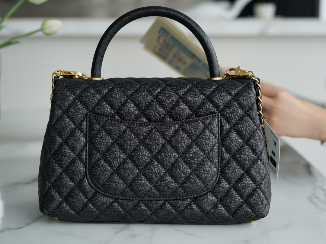 CHANEL MEDIUM HANDLE FLAP BAG 