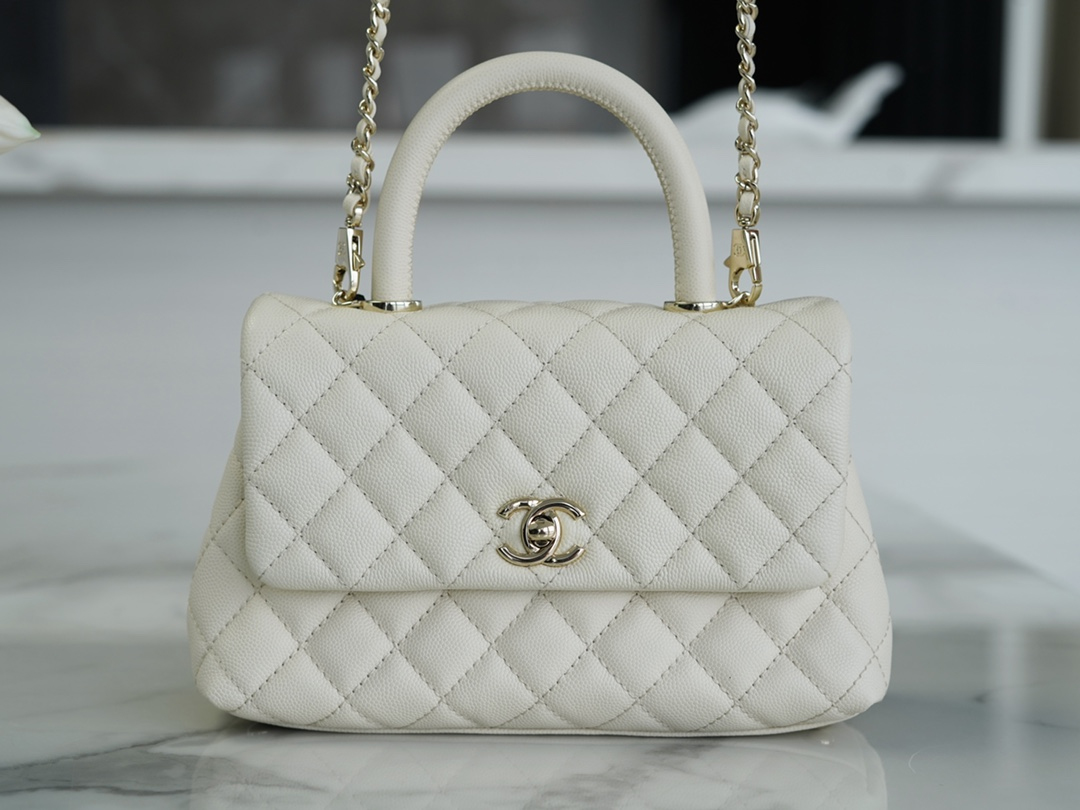 CHANEL SMALL  HANDLE FLAP BAG