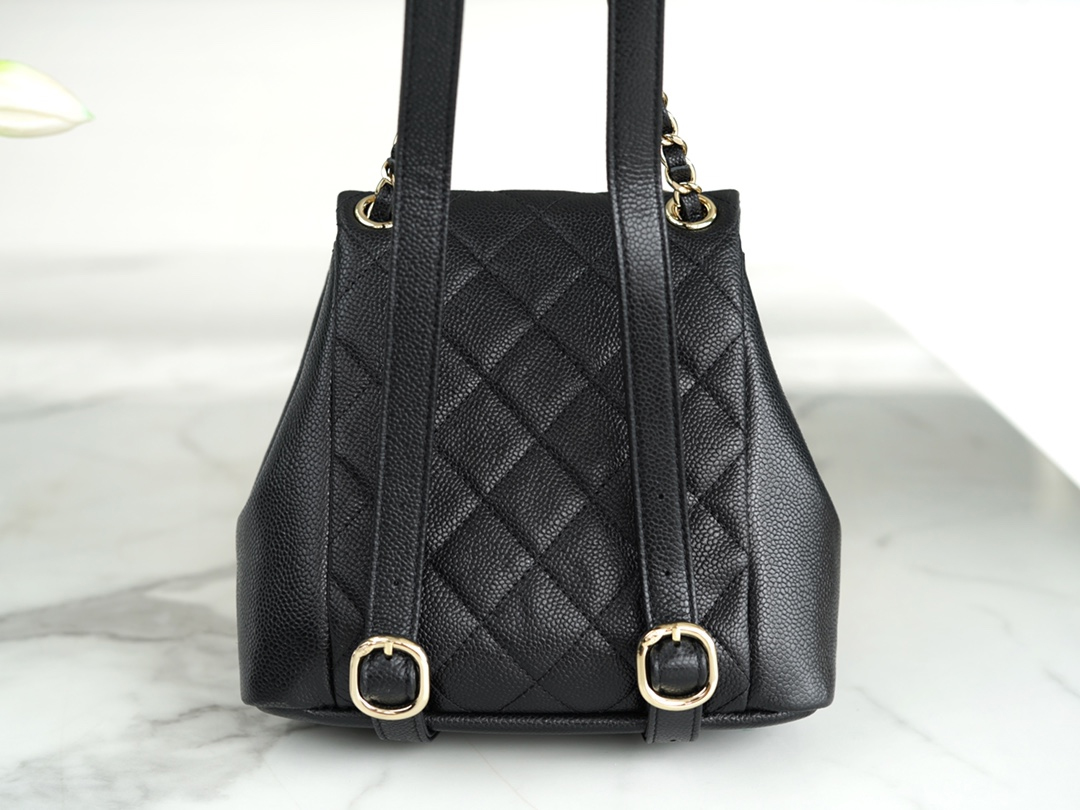 CHANEL MINI DUMA POCKETS DRAWSTRING BACKPACK  