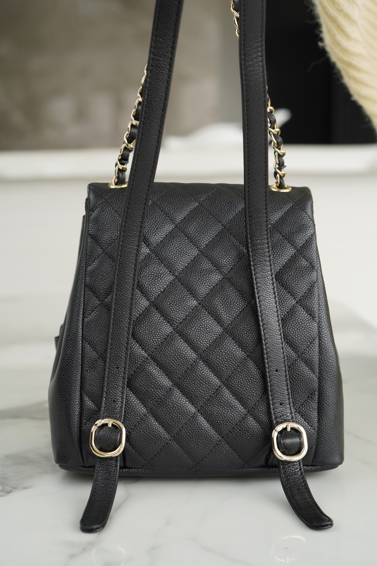 CHANEL LARGE DUMA POCKETS DRAWSTRING BACKPACK 