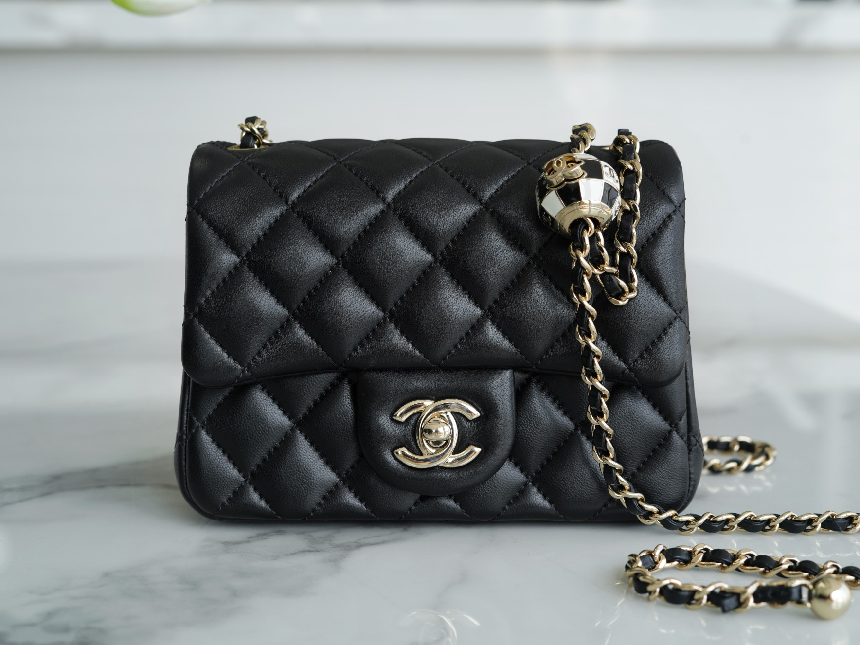 CHANEL PEARL CRUSH MINI FLAP BAG 