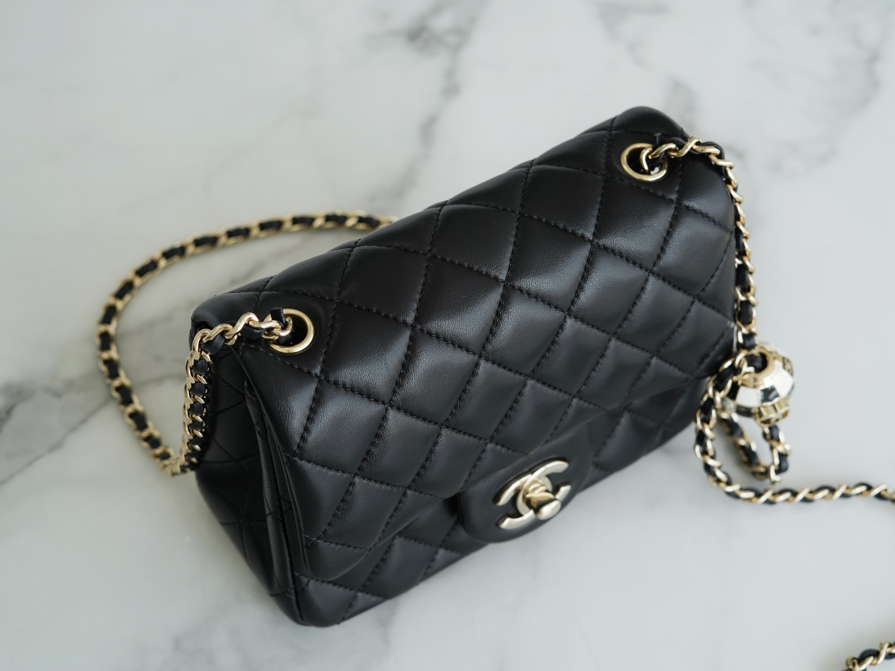 CHANEL PEARL CRUSH MINI FLAP BAG 