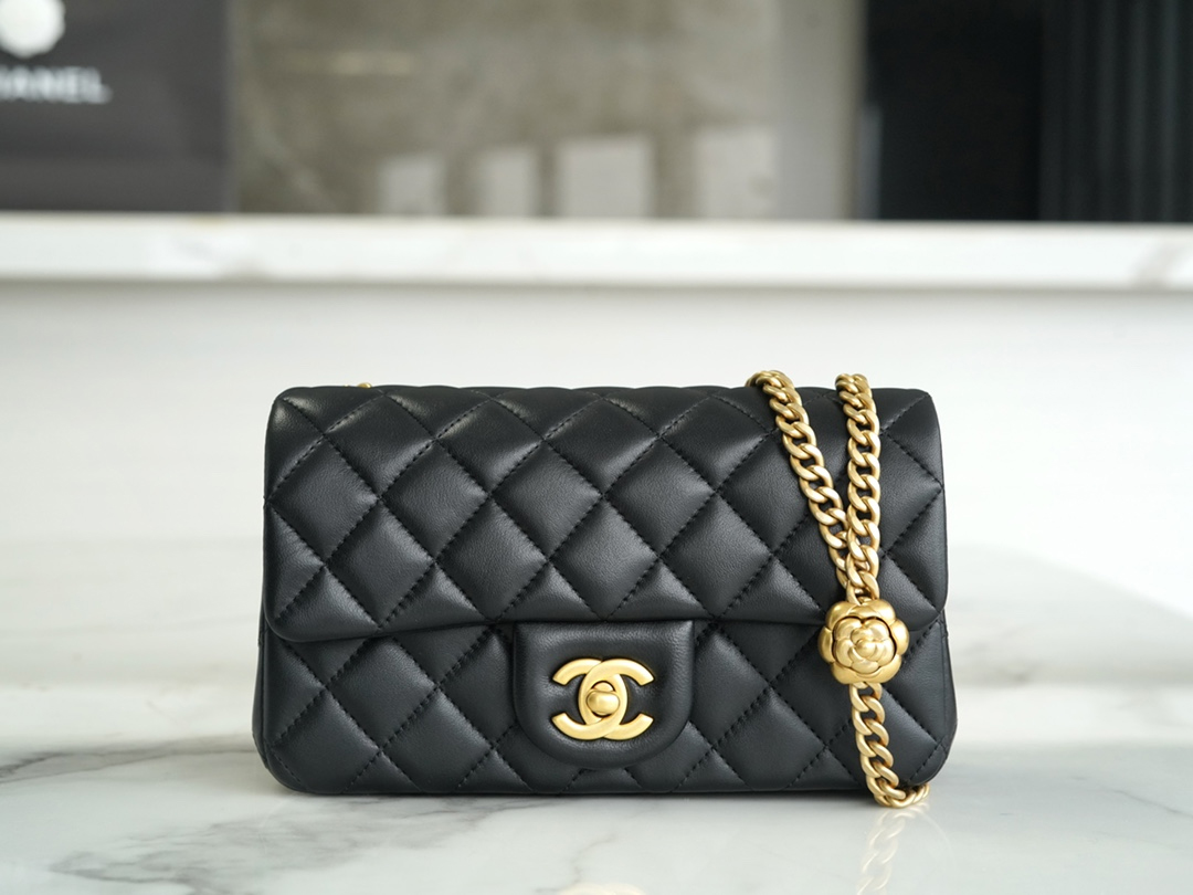 CHANEL CAMELLIA MINI FLAP BAG