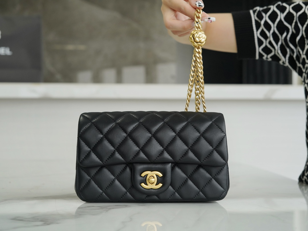 CHANEL CAMELLIA MINI FLAP BAG