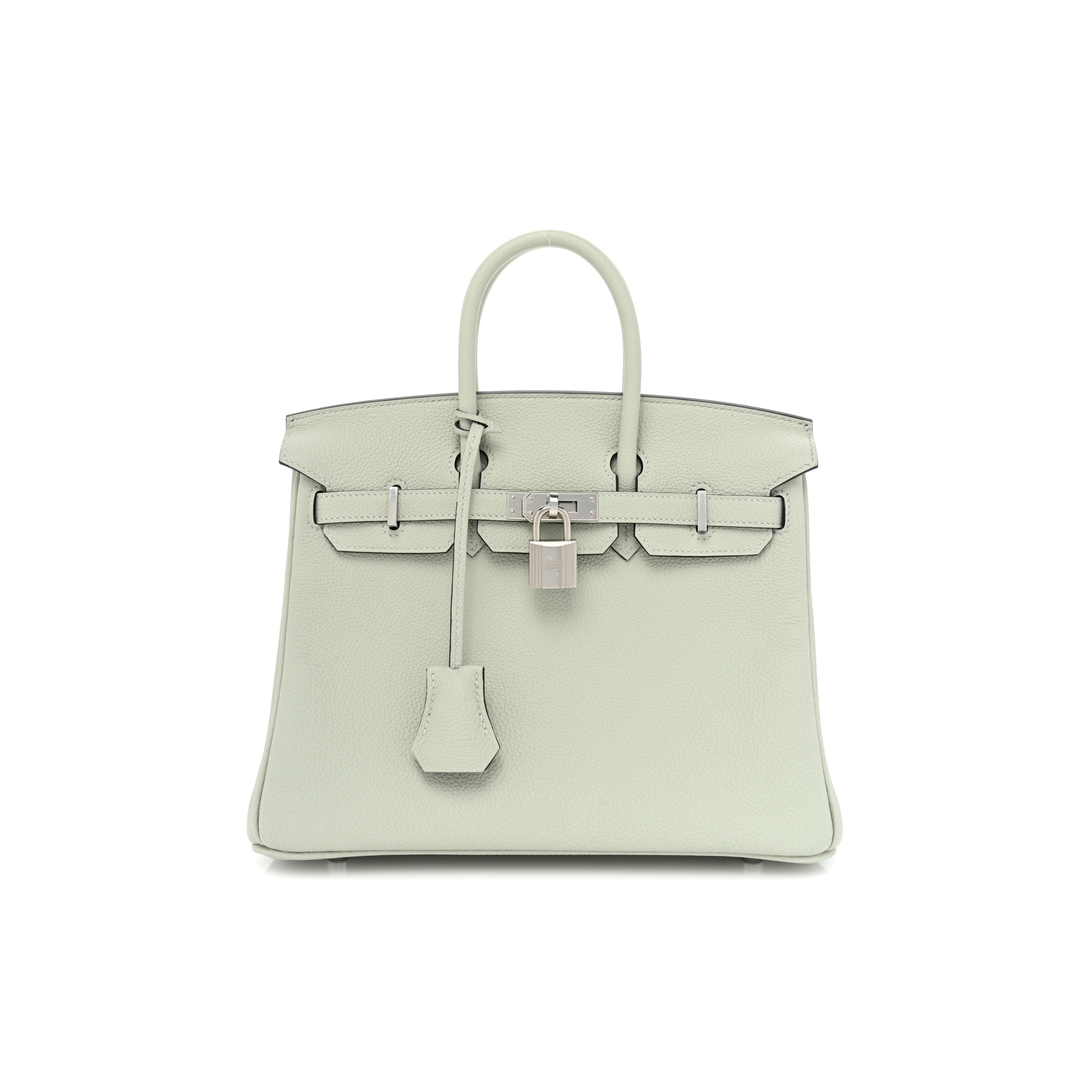 BIRKIN 25 GRIS NEVE TOGO