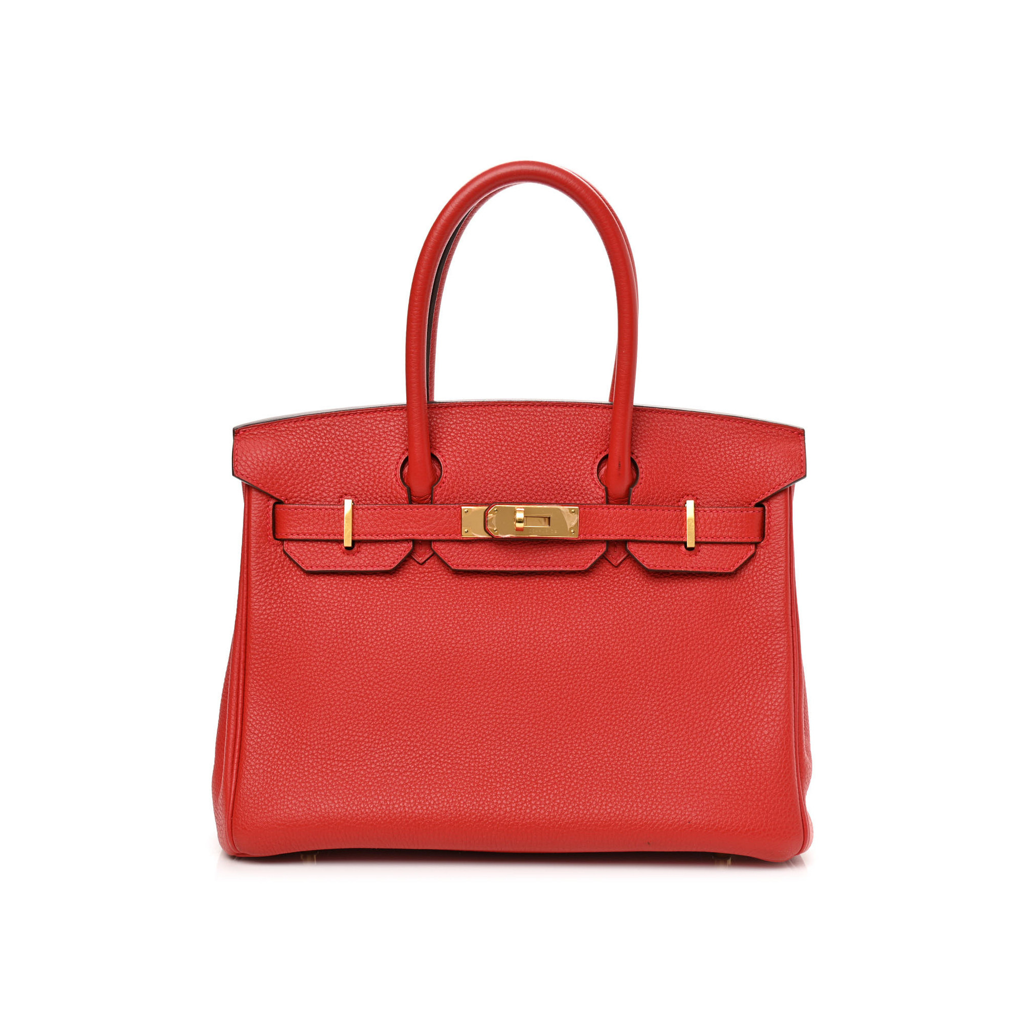 BIRKIN 30 ROUGE CASAQUE TOGO